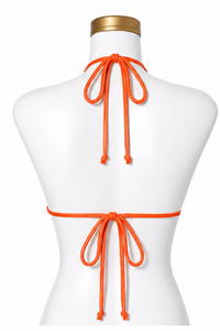 Top Flor Print Naranja